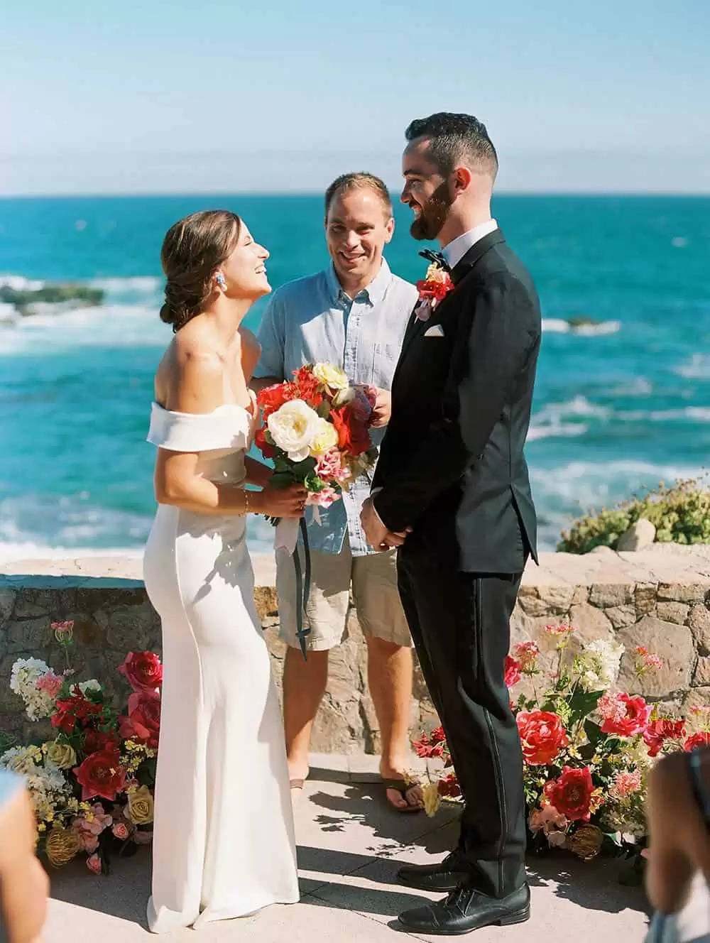 A Los Cabos Vow Renewal with Fairly Pops of Fuchsia and Breezy Blue ⋆ Ruffled