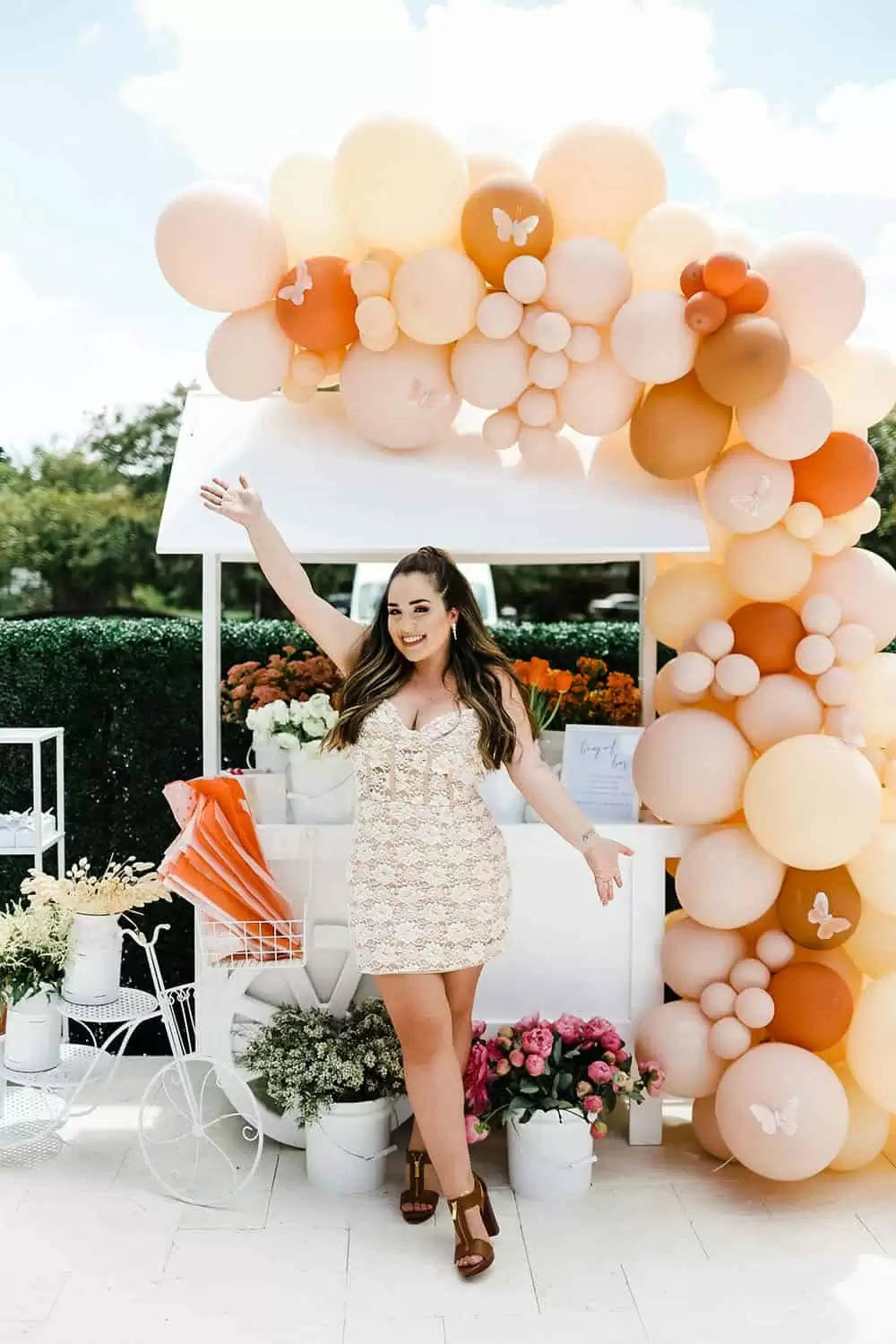 Yard Butterfly Bridal Bathe With Playful Citrus Hues ⋆ Ruffled