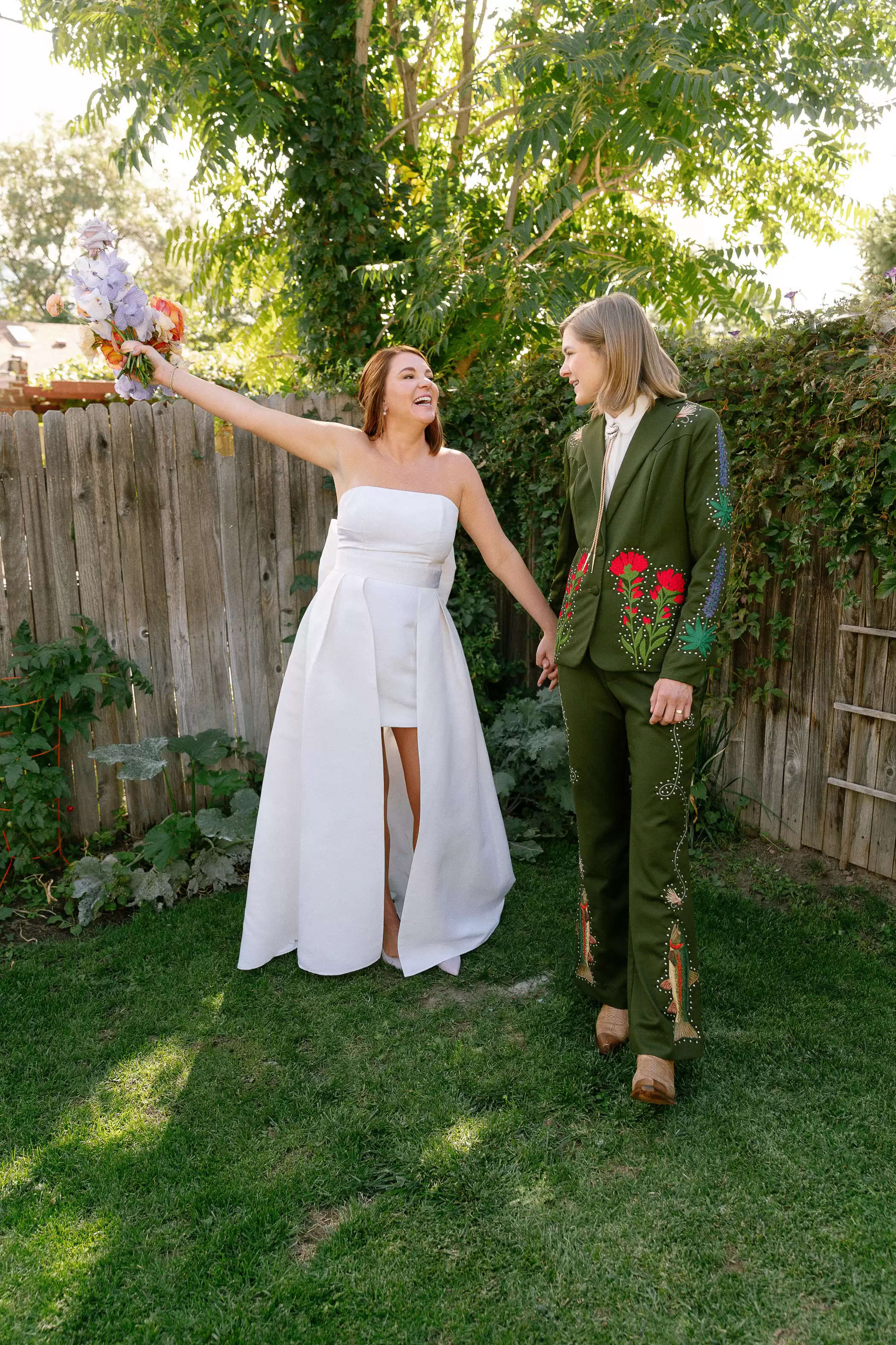 A Dreamy Disco Cowboy Marriage ceremony in a Denver, Colorado Artwork Gallery