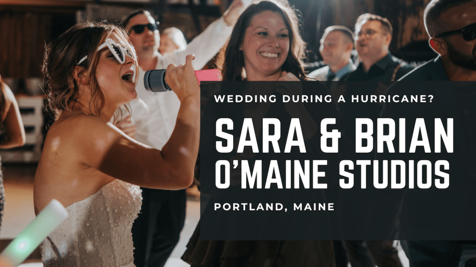 Sara & Brian's O'Maine Studios Wedding ceremony in Portland