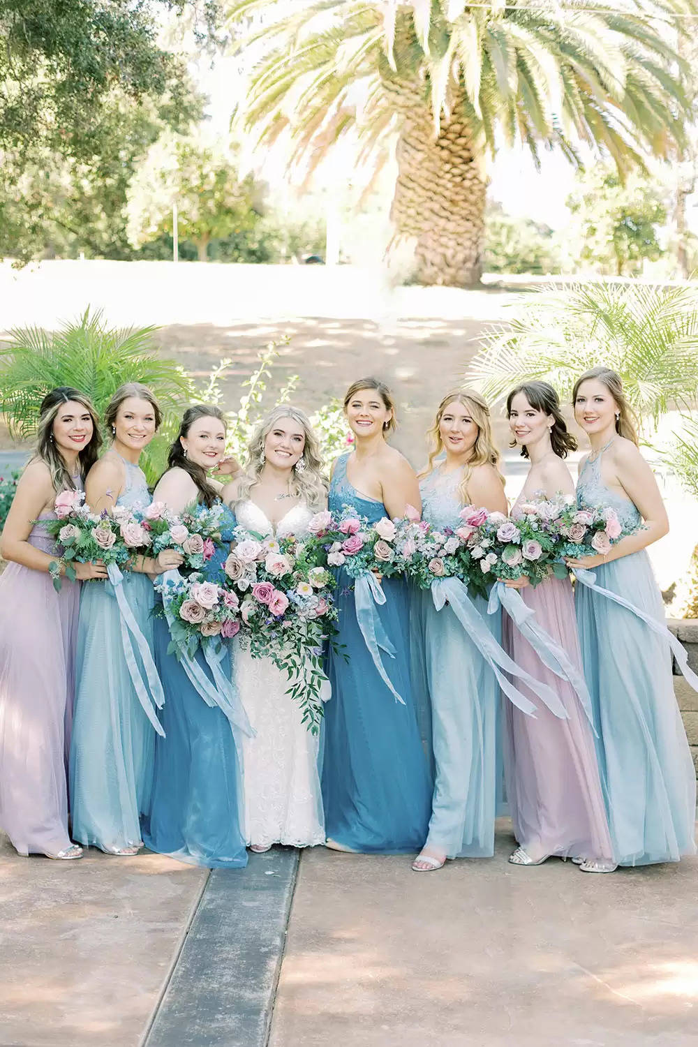 Romantic Woodland Marriage ceremony With Cloche Centerpieces & Lavender Blooms ⋆ Ruffled