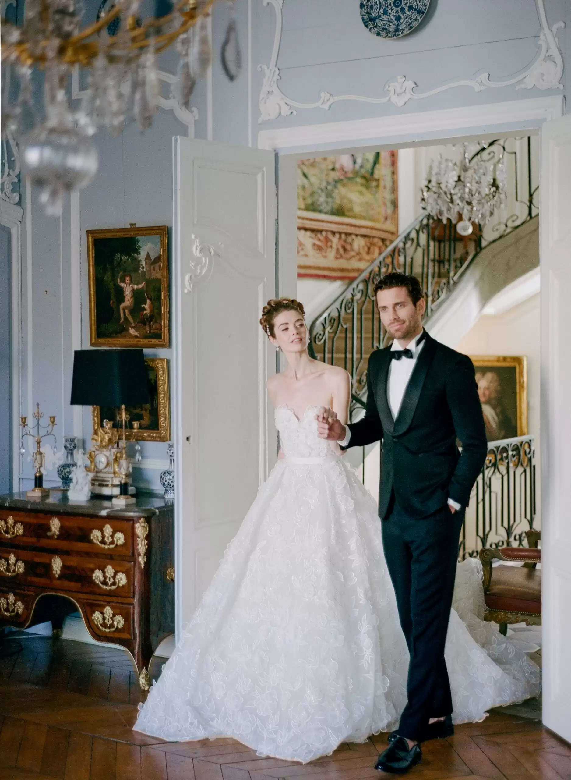 Grand Controle Wedding ceremony Photographer Molly Carr in Versailles