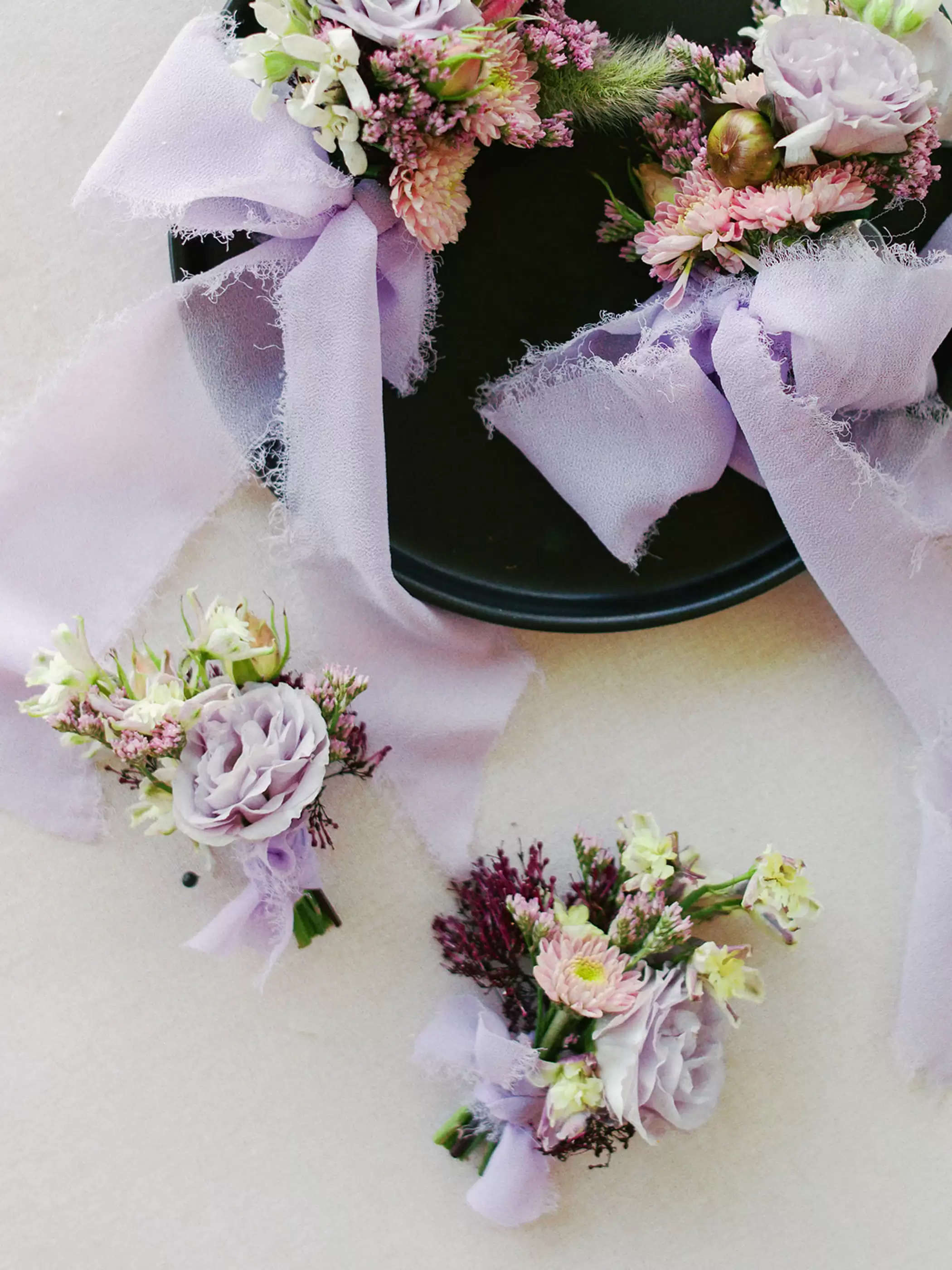 The Groom Wore a Purple Swimsuit for this Stylish + Whimsical Wine Nation Wedding ceremony