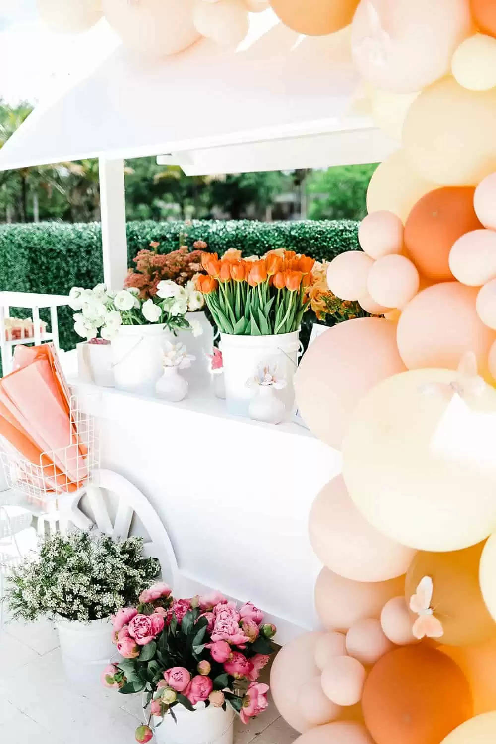 Yard Butterfly Bridal Bathe With Playful Citrus Hues ⋆ Ruffled