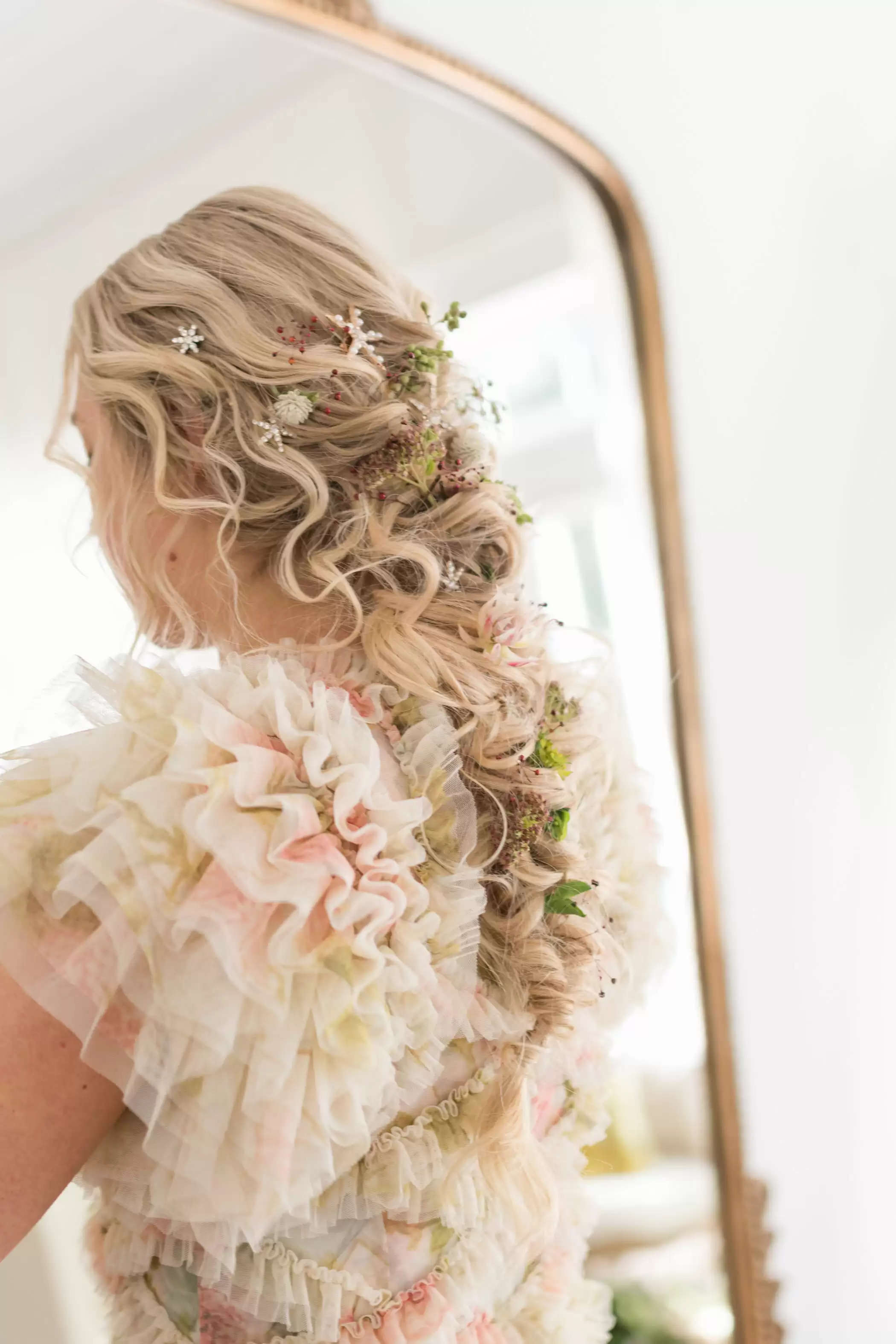 The Bride Wore A Floral Costume For This Fairytale Forest Wedding ceremony in North Georgia