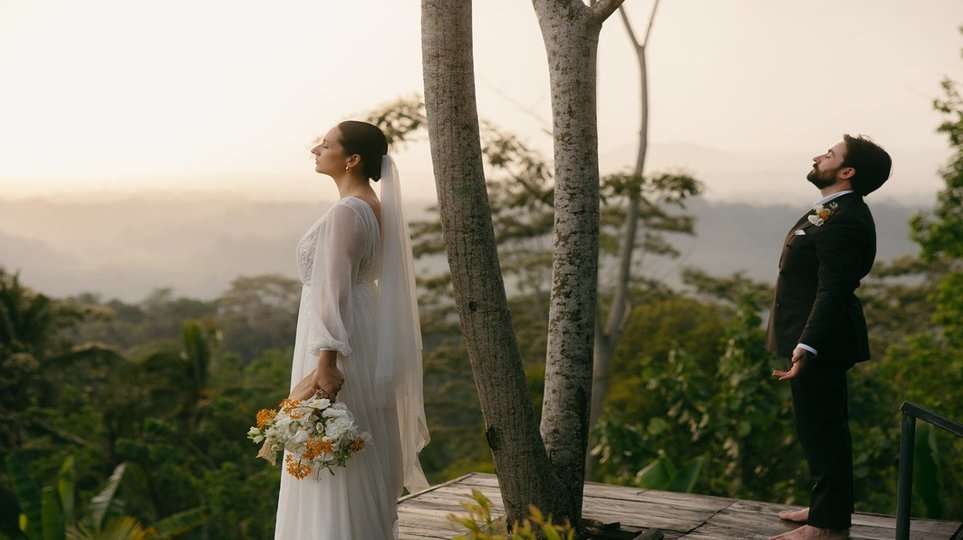 Religious Elopement in Bali overlooking a Volcano | Distinctive Vacation spot Weddings Europe | Open the Door Occasions