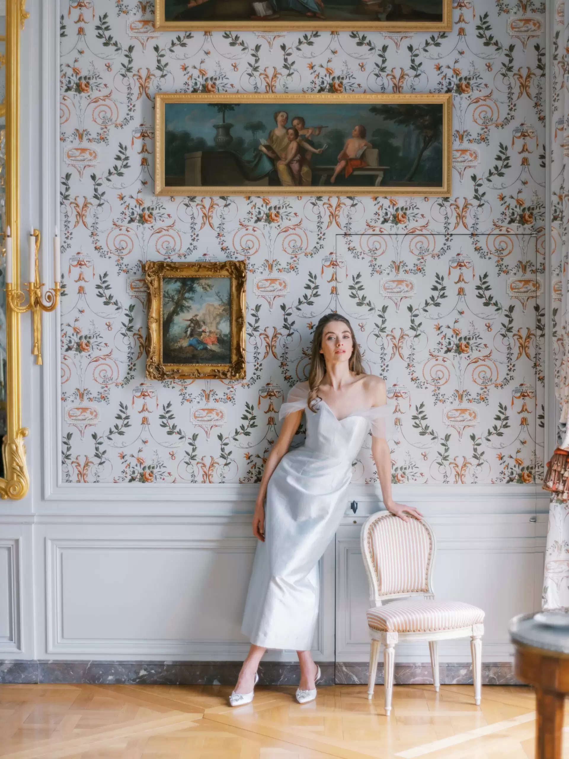 Versailles Marriage ceremony Pictures at Grand Contrôle by Molly Carr