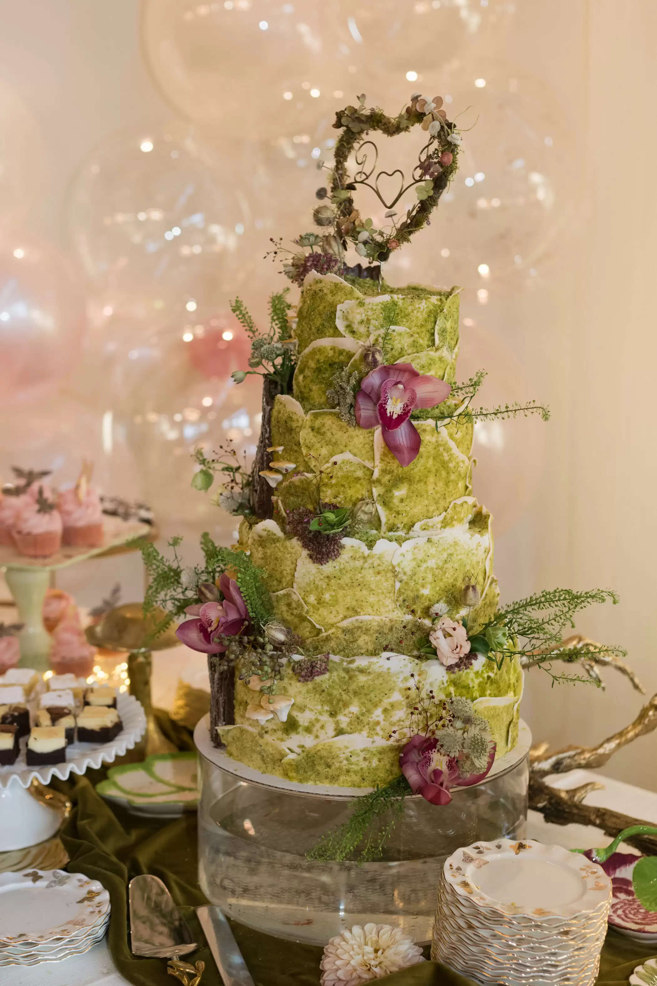 The Bride Wore A Floral Costume For This Fairytale Forest Wedding ceremony in North Georgia