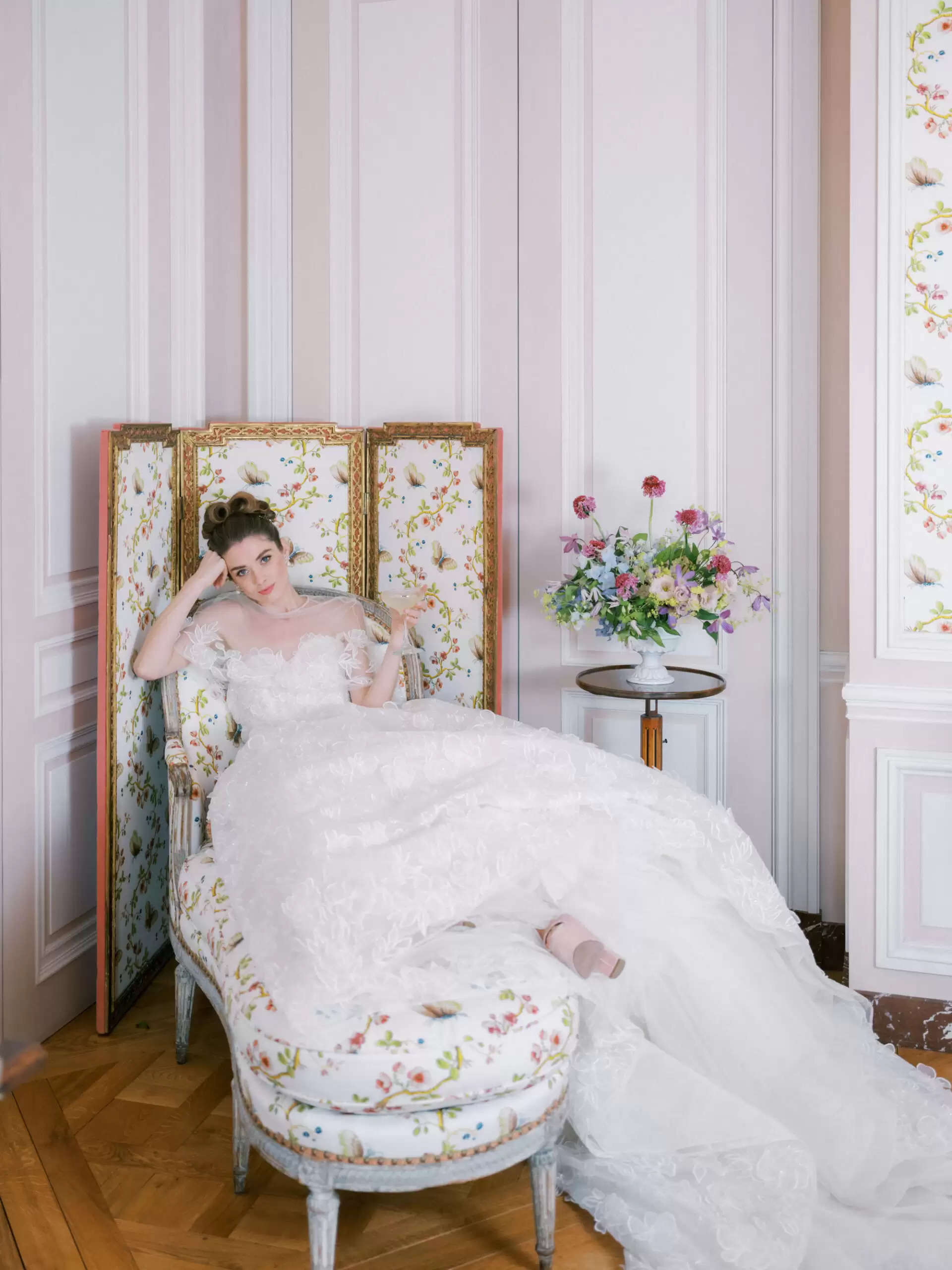Grand Controle Wedding ceremony Photographer Molly Carr in Versailles