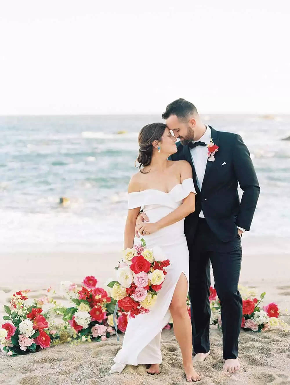 A Los Cabos Vow Renewal with Fairly Pops of Fuchsia and Breezy Blue ⋆ Ruffled