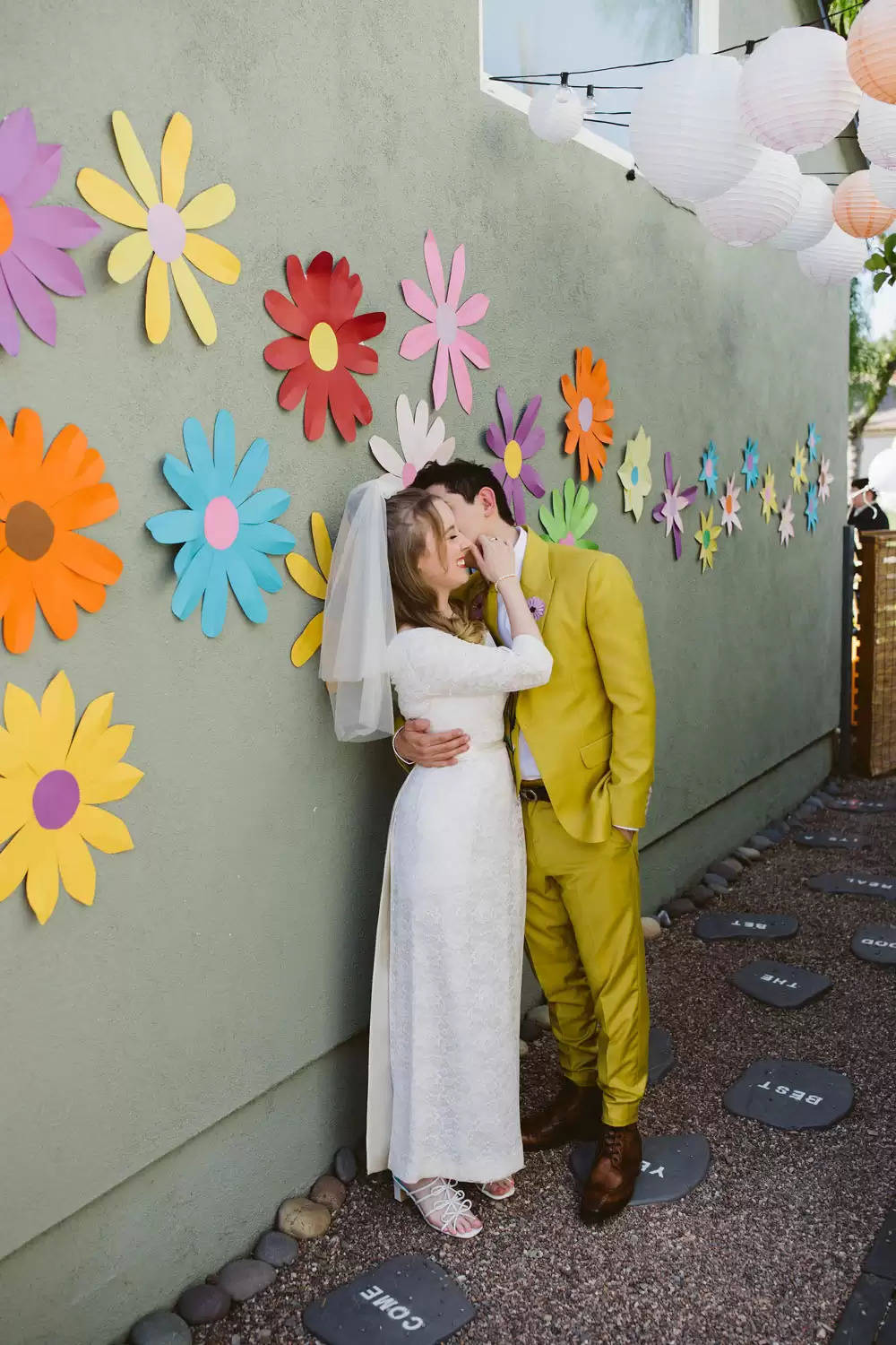 Sixties Impressed Retro Marriage ceremony at Grassroom Los Angeles