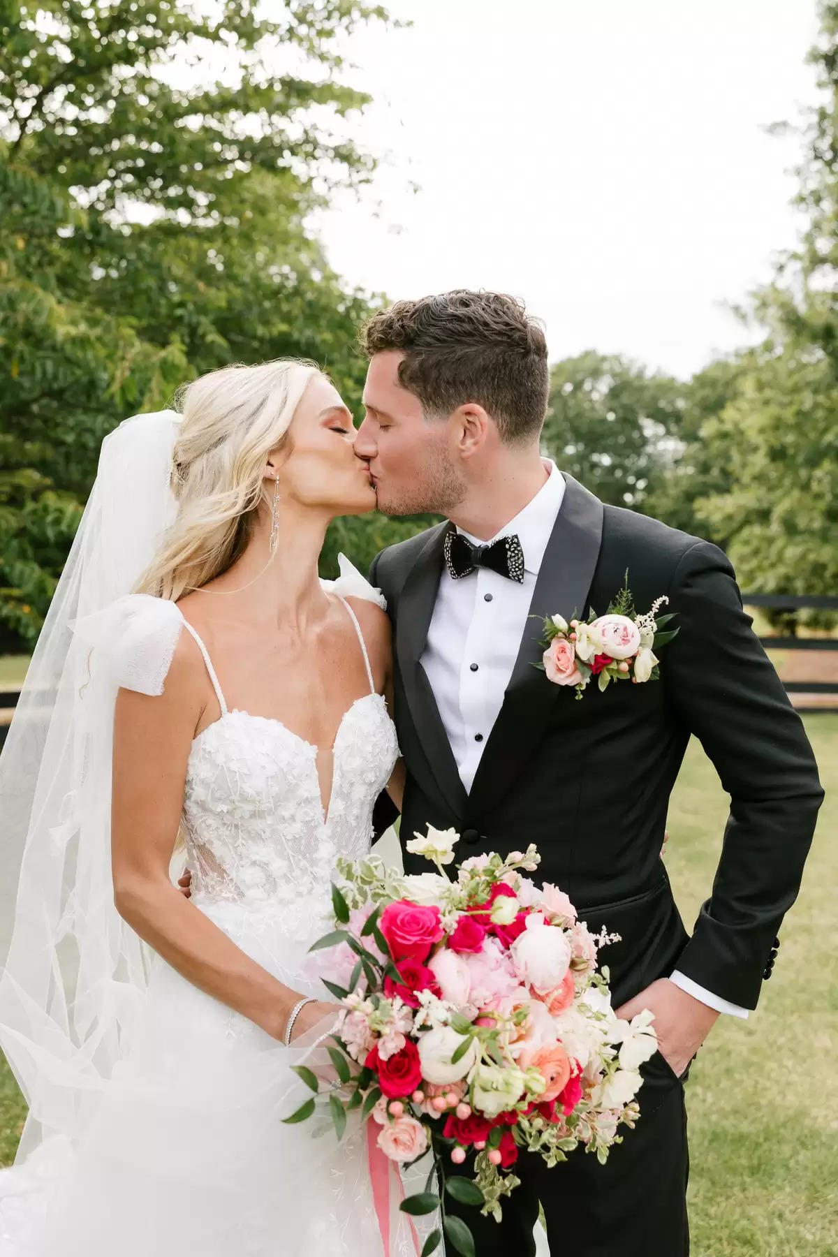 Dreamy Georgia Wedding ceremony With The Happiest Barbiecore Colour Palette ⋆ Ruffled