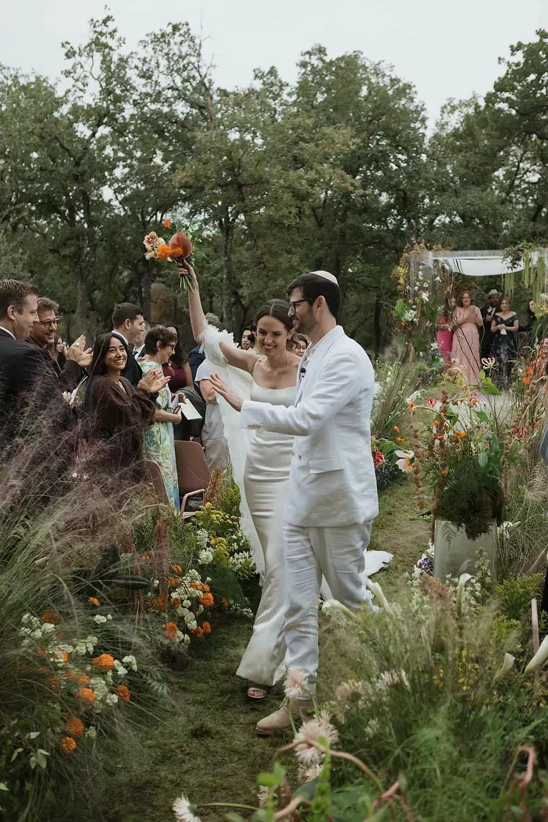 The Grand Woman Austin Backyard Marriage ceremony