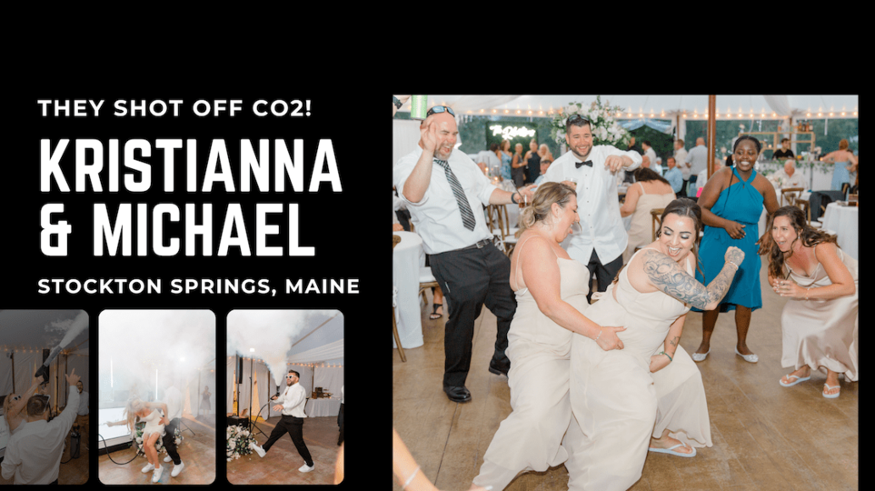 French's Level Wedding ceremony | Stockton Springs, Maine DJ
