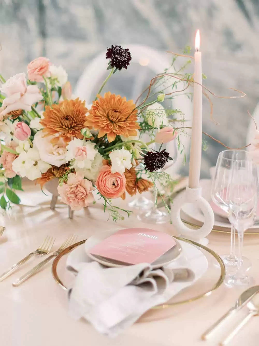 Wonderful Artwork Elopement With A Peach And Persimmon Shade Palette ⋆ Ruffled